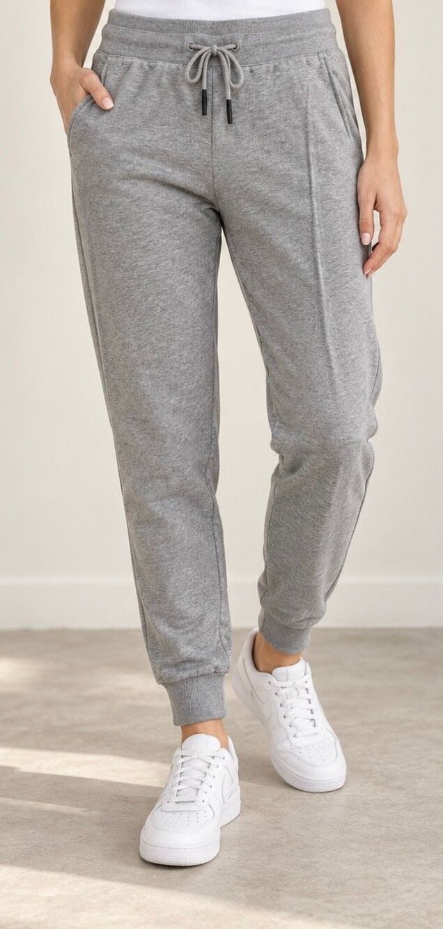 JoyLab Gray Tapered Jogger Pants Size Small